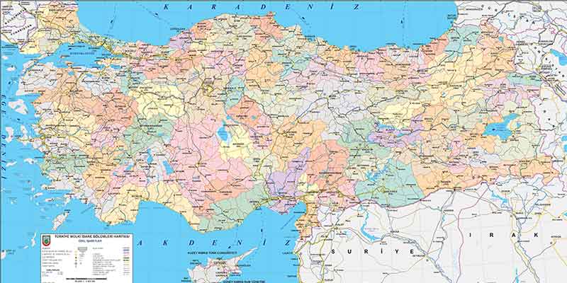 Istanbul Bolgesi Karayolları Haritası